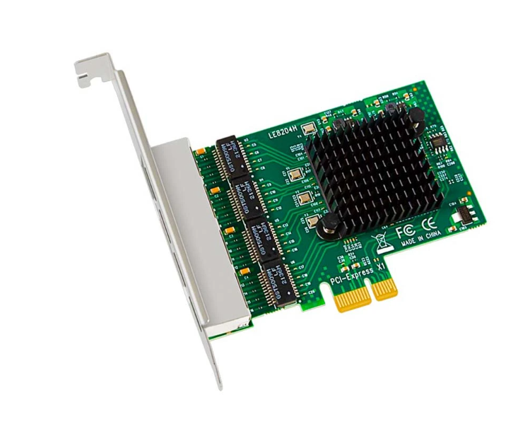 LE8204H 4-port Gigabit PCIe Ethernet Network Kart