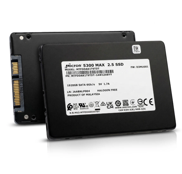 Diğer Micron MTFDDAK3T8TCB SSD Interno SATA 2.5 3.84TB