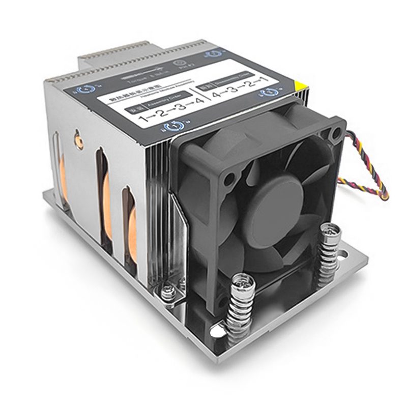 AMD EPYC SP3 240W Sunucu Soğutucu – 4 Heatpipe, 2U PWM Fan