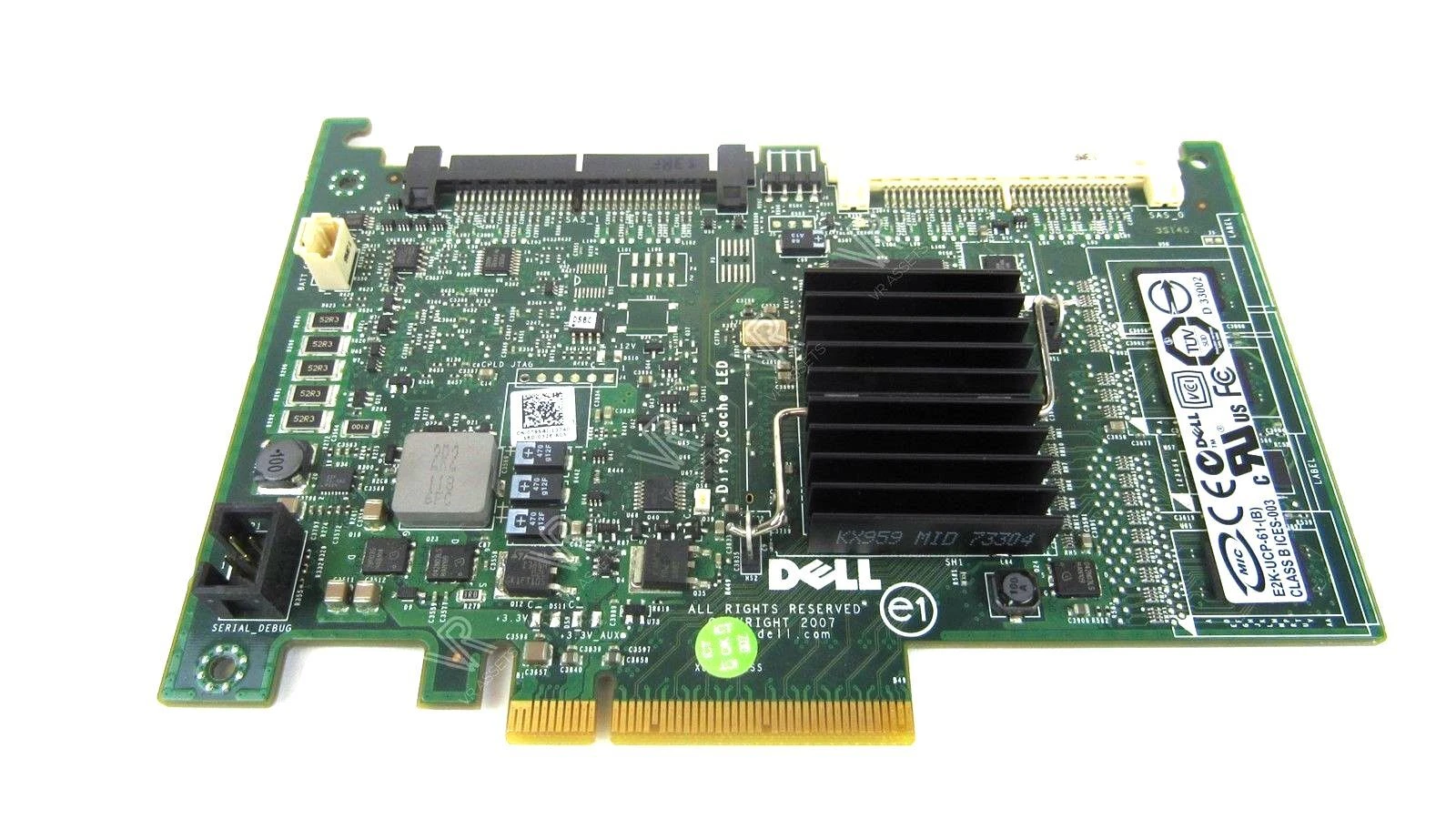 Dell PowerEdge R610 Controller card T954J PERC 6/i