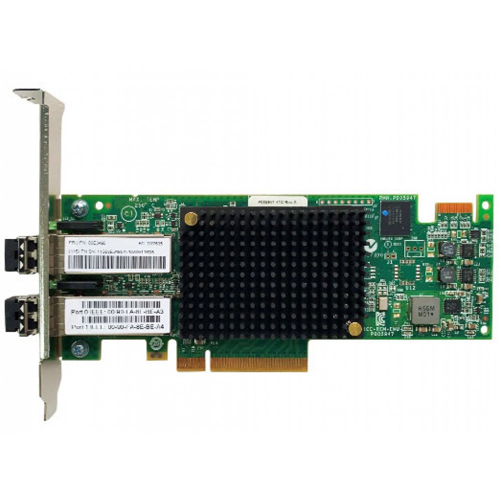 IBM 00E9266 00E3496 2 Bağlantı Noktalı 16 Gb/sn PCIe 2.0 x8 SFP+ Fiber Kanal Adaptörü